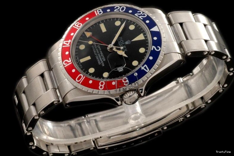1207 Resilient ROLGMT016A – Vintage GMT SS Blue Red Bezel Swiss Eta 2836- 969